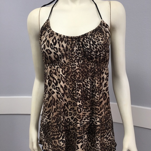 Leopard print halter top! - Picture 1 of 5